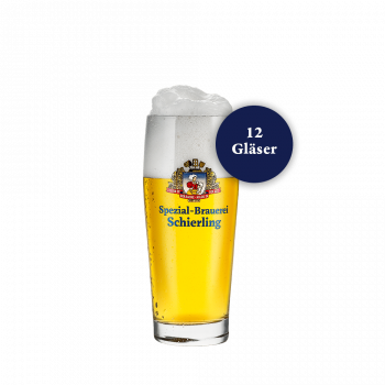 Schierlinger Willibecher 0,25l - Karton Gläser 12 Stk.